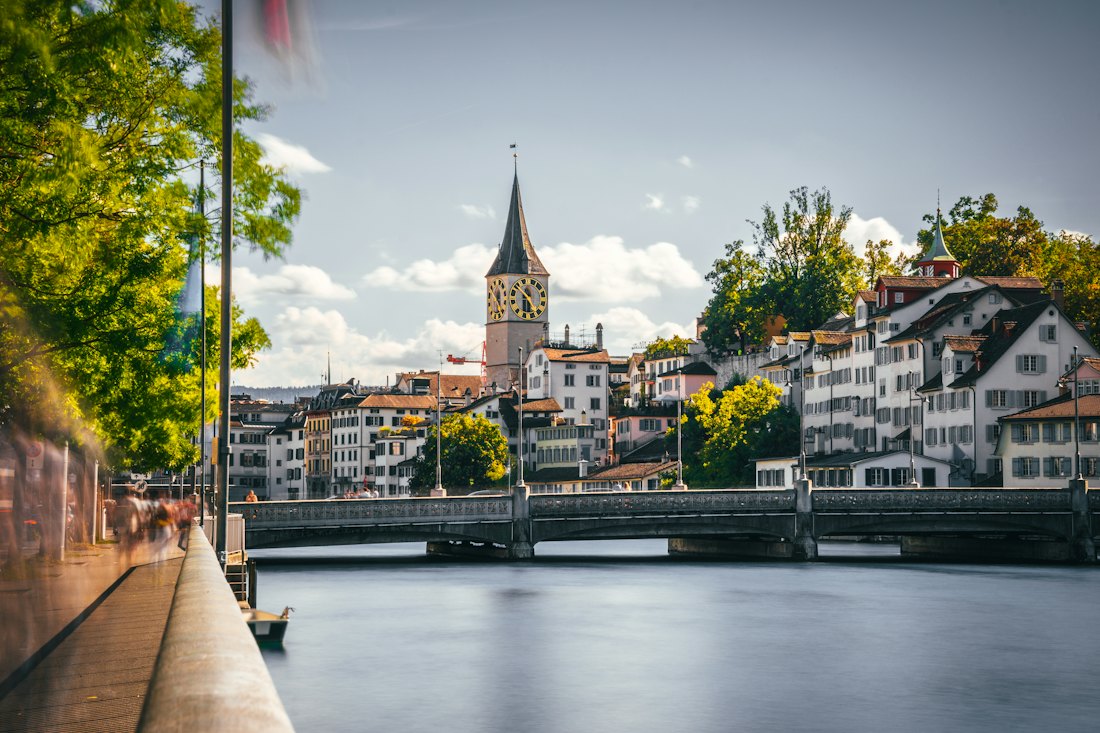 Limmat mit Altstadt