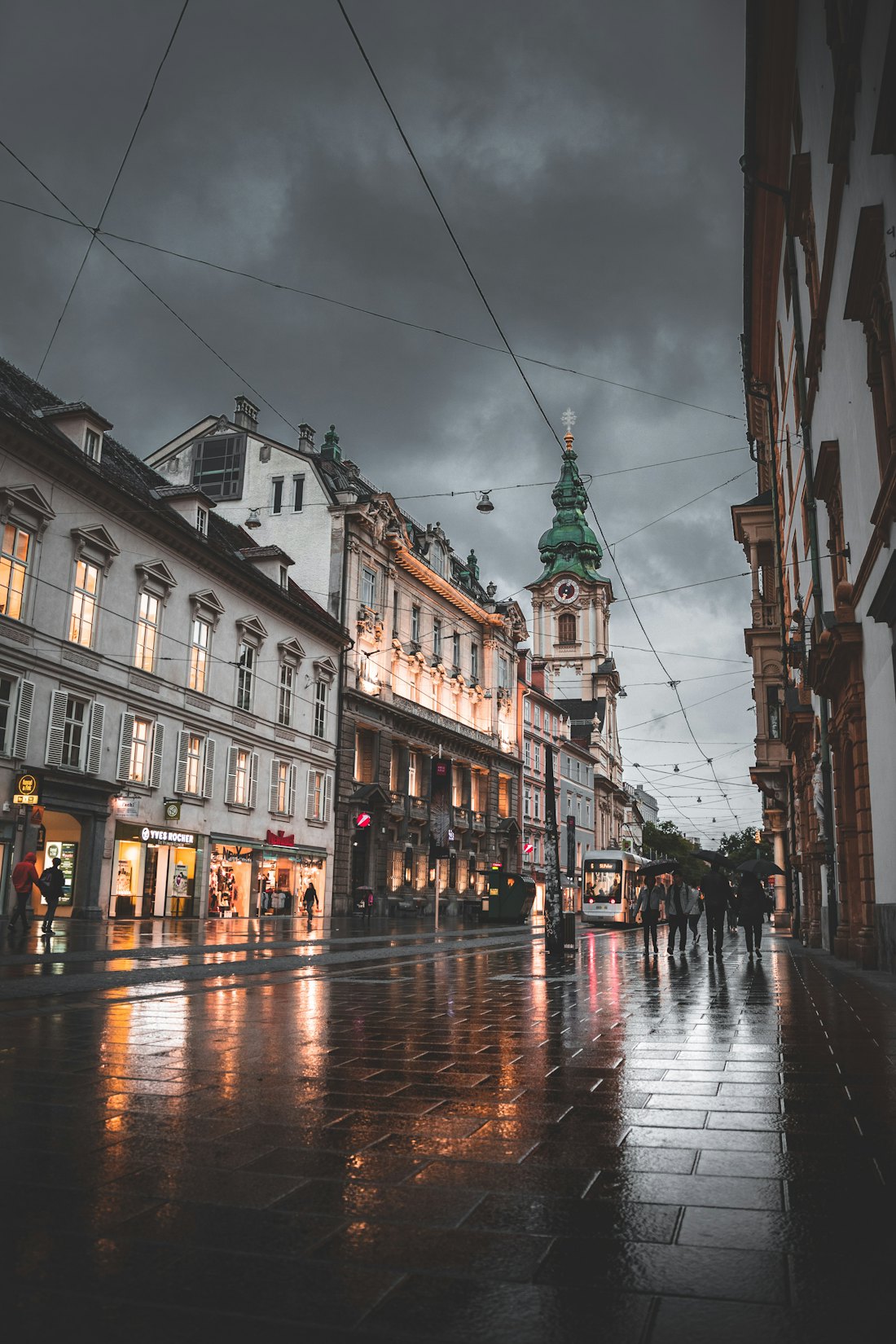 Regen in der Altstadt